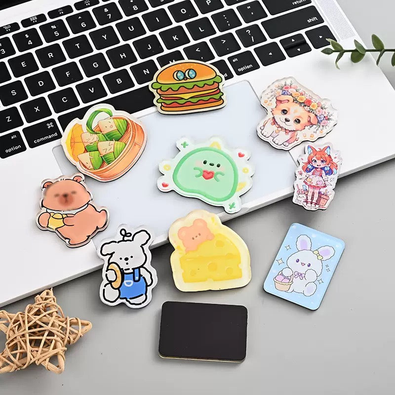 Cartoon Character Waterproof Decorative Stickers, Kawaii DIY Journal Phone Case Laptop Decals